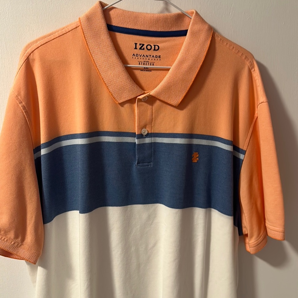 Izod Advantage Performance Natural Stretch Polo